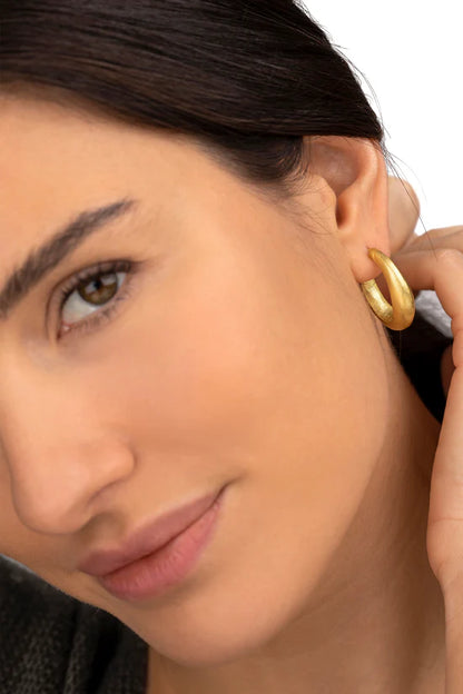 VESTOPAZZO Orecchini Cerchio Bombè