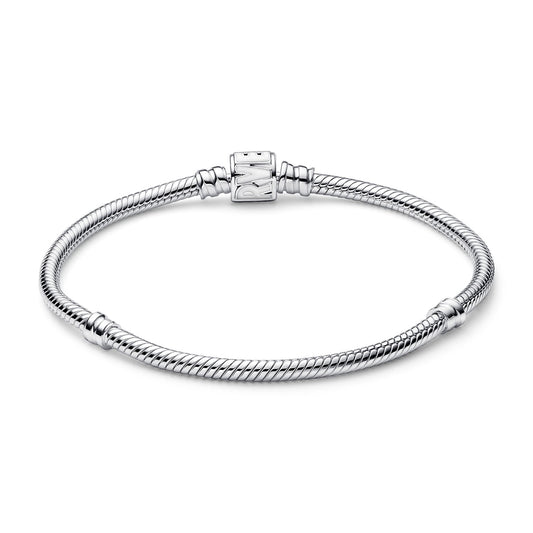 Pandora Bracciale Pandora Moments con Maglia Snake e Chiusura con Logo Marvel