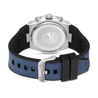 Ducati Orologio Corse Crono Acciaio e Blu