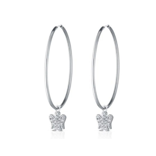 Roberto Giannotti Orecchini A Cerchio Con Angeli