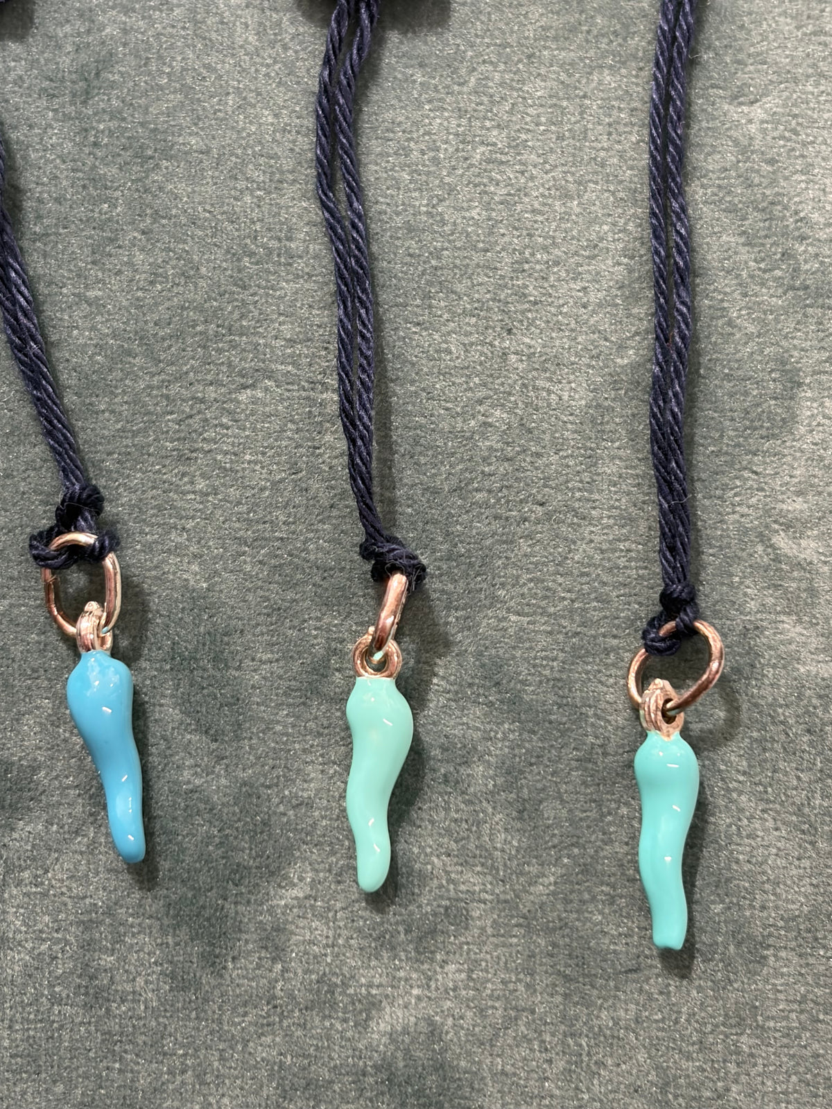 Le Fer Ciondolo Corno Piccolo In Argento Vari Colori