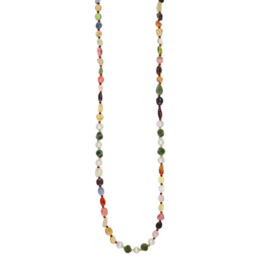 NIVY Collana Pietre dure e Perle