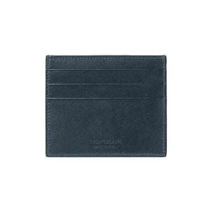 Montblanc Porta carte Meisterstück in Pelle Velvet Blue 220448