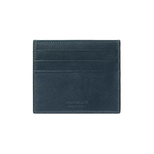 Montblanc Porta carte Meisterstück in Pelle Velvet Blue 220448