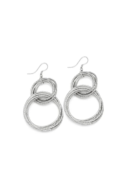 VESTOPAZZO Orecchini Catena Cerchi