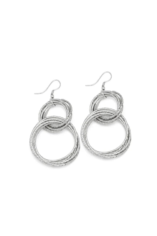 VESTOPAZZO Orecchini Catena Cerchi