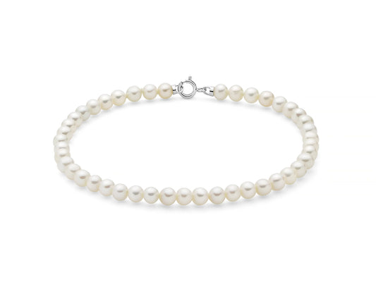 Miluna Bracciale di Perle 4-4,5