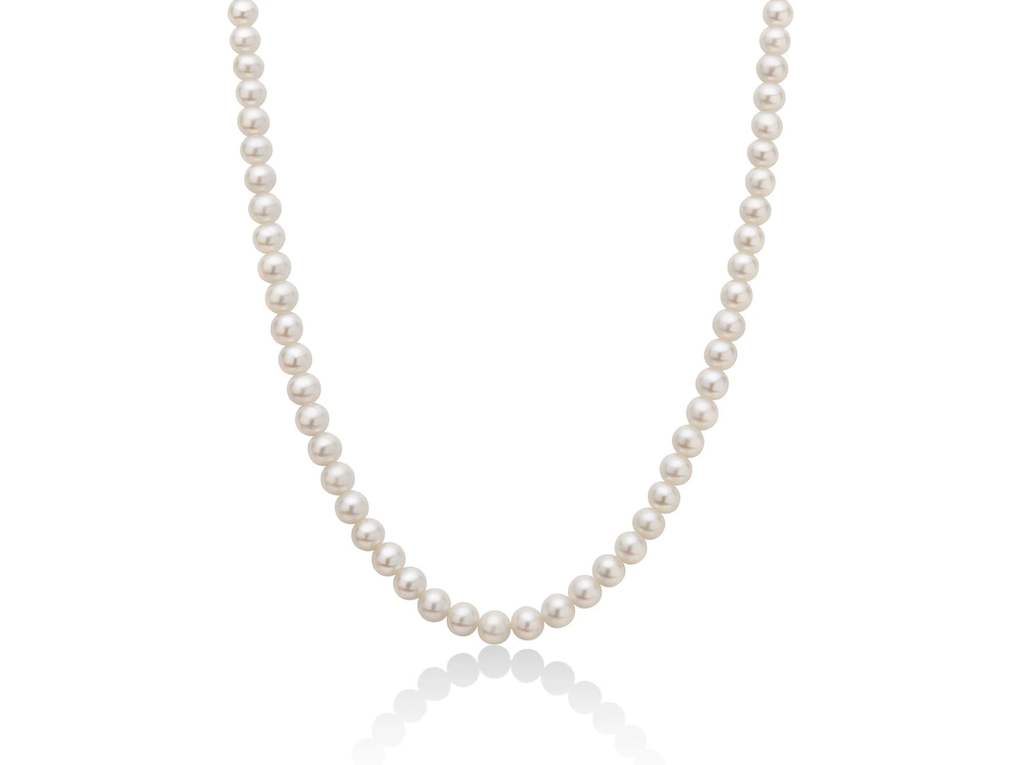 Miluna Collana di Perle 5,5-6