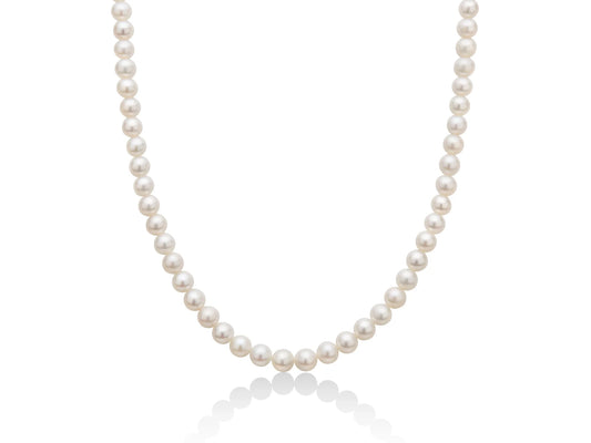 Miluna Collana di Perle 6-6,5