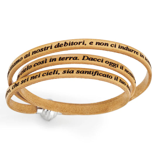 Amen Bracciale Preghiera Padre Nostro Unisex