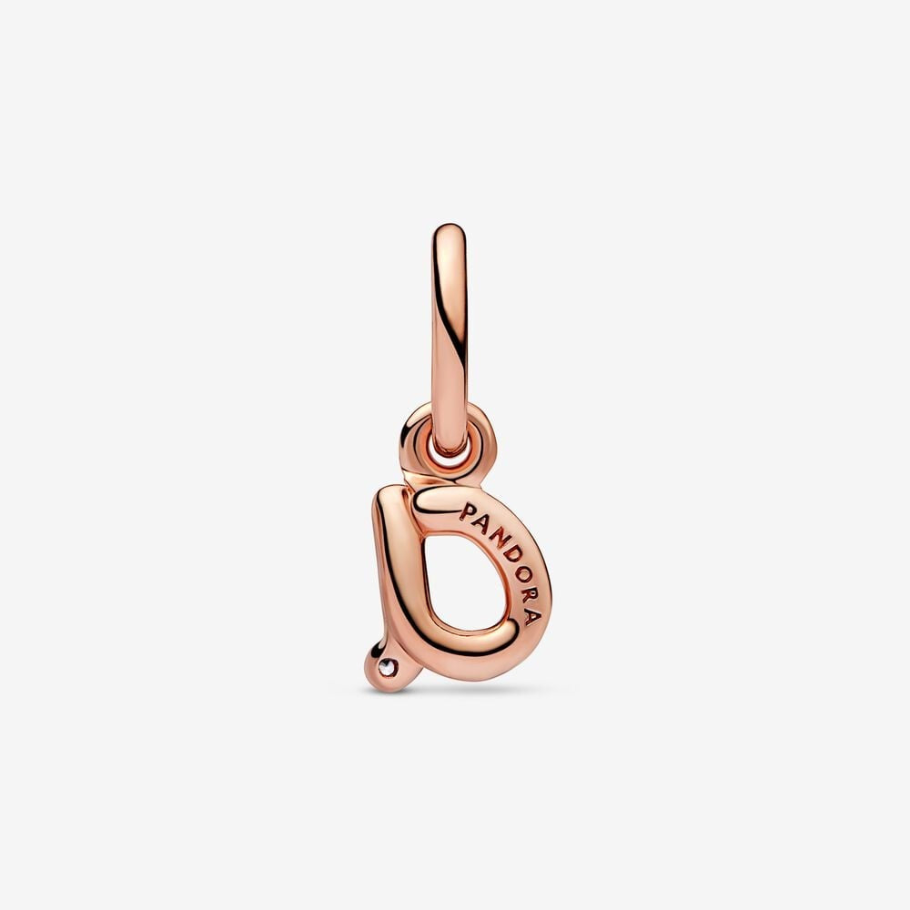 Pandora Charm Pendente Alfabeto Iniziale Con Lettera (Varie Lettere Disponibili)