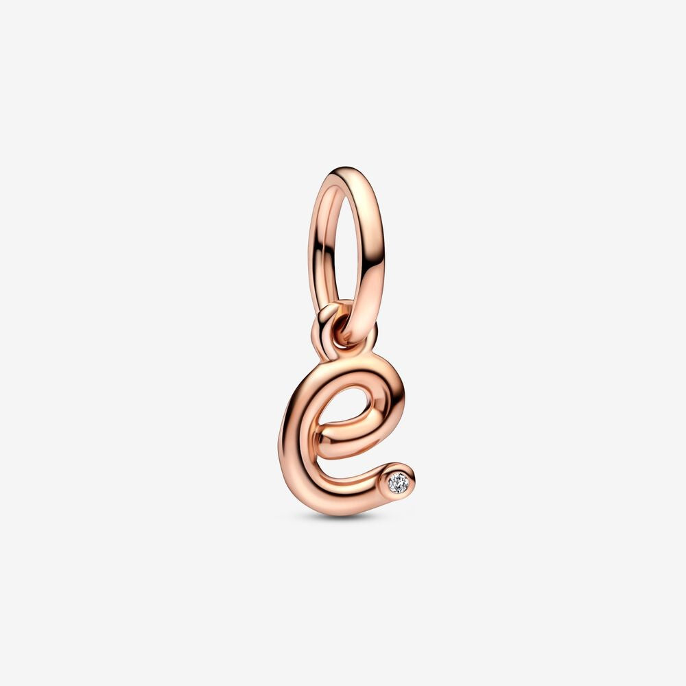Pandora Charm Pendente Alfabeto Iniziale Con Lettera (Varie Lettere Disponibili)