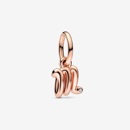 Pandora Charm Pendente Alfabeto Iniziale Con Lettera (Varie Lettere Disponibili)