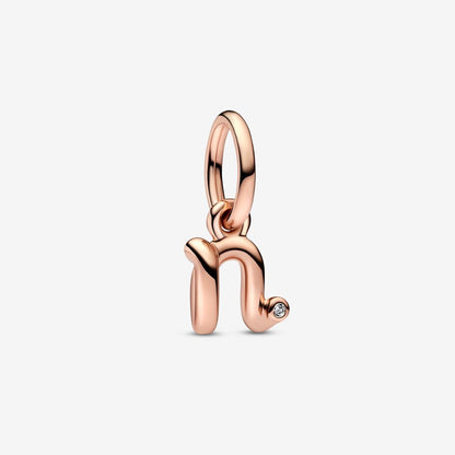 Pandora Charm Pendente Alfabeto Iniziale Con Lettera (Varie Lettere Disponibili)