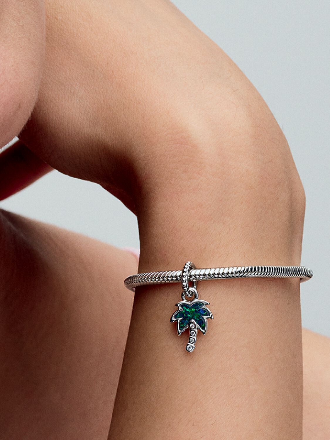 Pandora Charm Charm Pendente Palma Opale