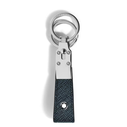 Montblanc Portachiavi in Pelle Sartorial Blu 220397