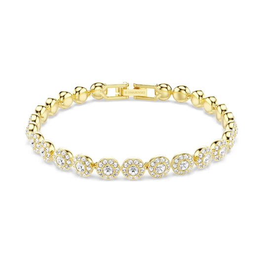 Swarovski Bracciale Tennis Dorato Una Angelic