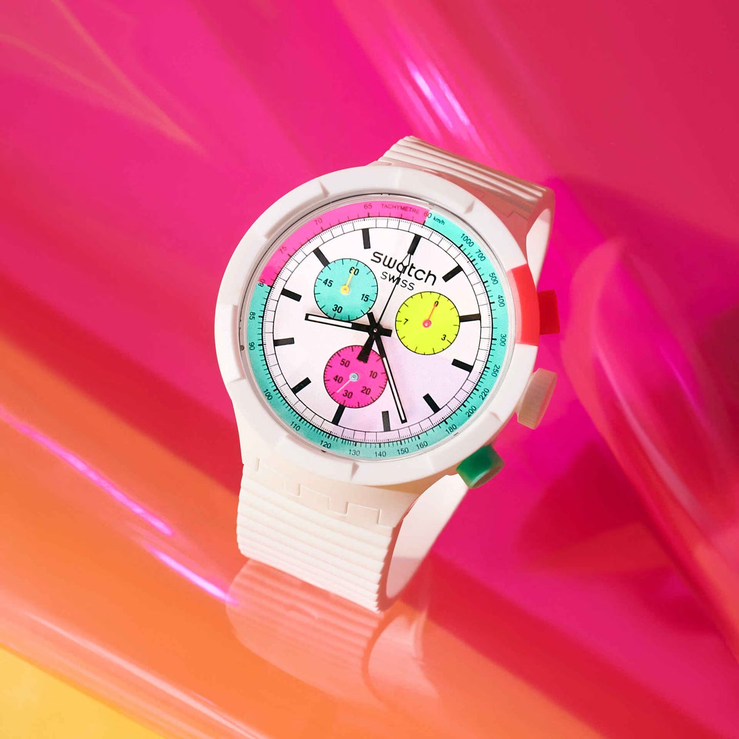Swatch Orologio The Purity Of Neon