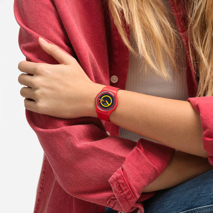 Swatch Orologio Swatch Concentric Red