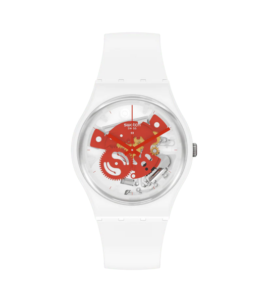 Swatch Orologio Time To Red Small