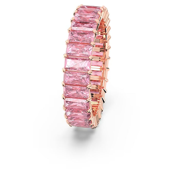 Swarovski Anello Matrix Rosa