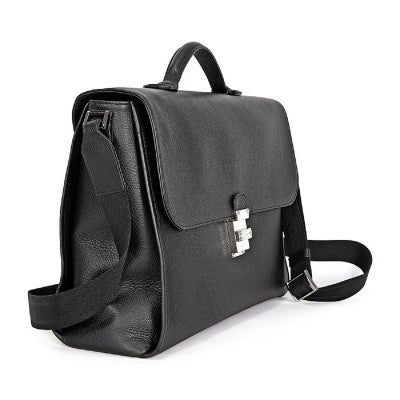 Montblanc Ventiquattrore A Soffietto Singolo In Pelle Soft Grain 114451