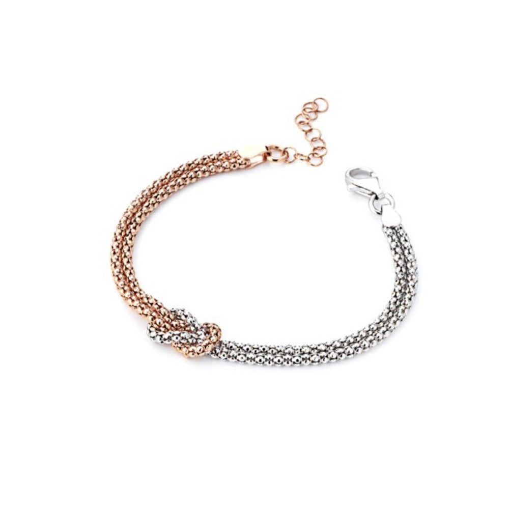 Marcello Pane Bracciale Nodo Bicolore