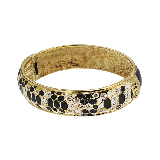 Guess Bracciale Dorato Pitonato