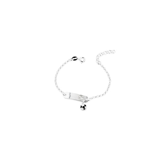 Marcello Pane Bracciale Bambino Targa Con Ciondolo