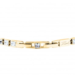 Karl Lagerfeld Bracciale Tennis Dorato