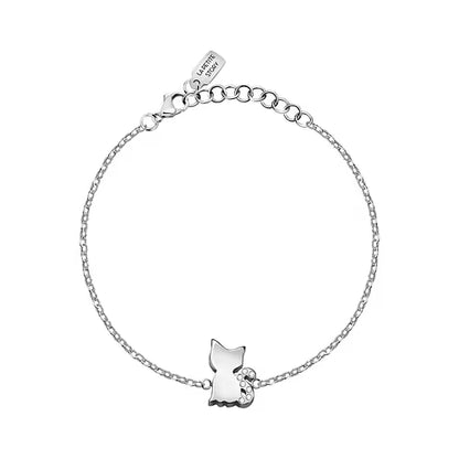 La Petite Story Bracciale Con Gatto E Zirconi