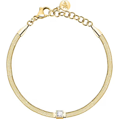 Morellato Bracciale Gioia Dorato con Zircone Bianco