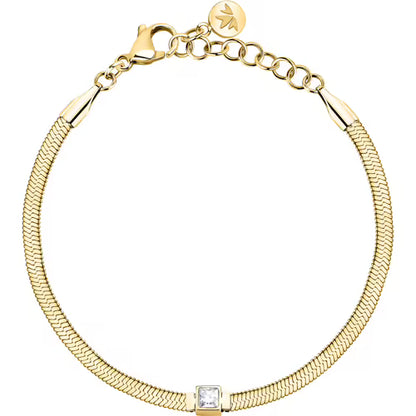 Morellato Bracciale Gioia Dorato con Zircone Bianco