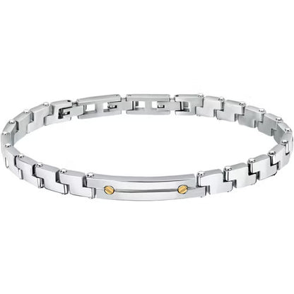 Morellato Bracelet - Pearls - Steel Chain-Blue Lapis Lazuli-S1739 Morellato Bracelet - Pearls - Steel Chain-Blue Lapis Lazuli-S1739