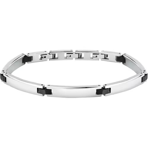 Morellato Bracciale Motown Semirigido con Dettagli Neri