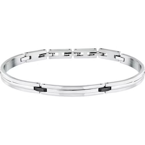 Morellato Bracciale Motown Semirigido con Dettagli Neri