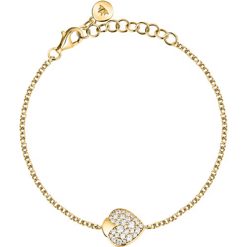 Morellato Bracciale Talismani Dorato Cuore con Zirconi