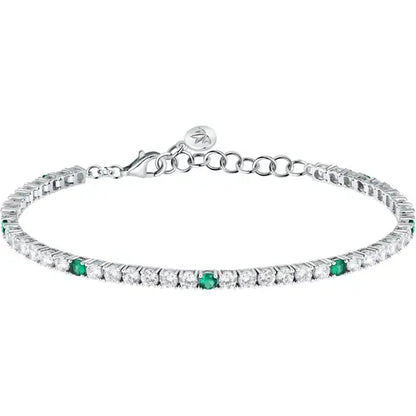 Morellato Bracciale Tennis Bianco E Verde