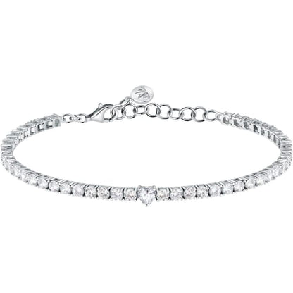 Morellato Bracciale Tennis con Cuore Bianco
