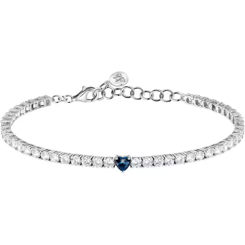 Morellato Bracciale Tennis con Cuore Blu