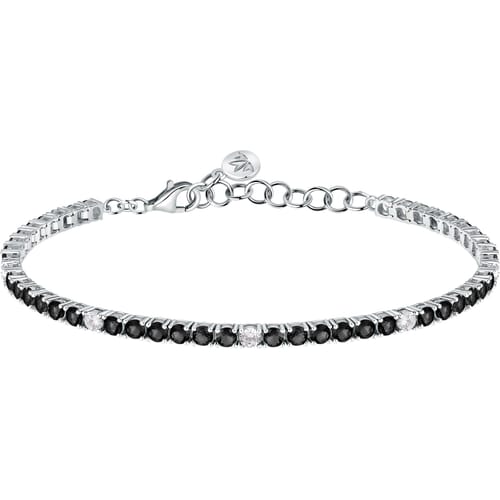 Morellato Bracciale Tennis con Zirconi Neri e Bianchi