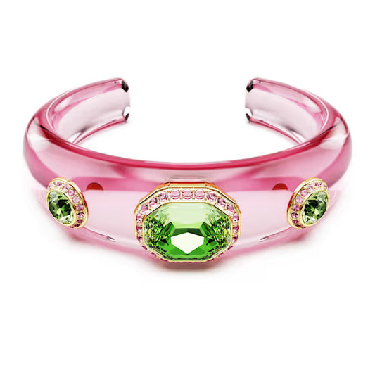 Swarovski Bracciale Rigido Dulcis Rosa Aperto