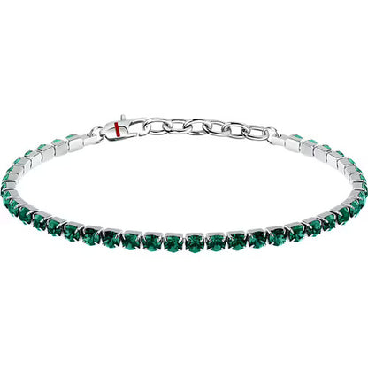Sector Bracciale Uomo Tennis Con Zirconi Verdi SANN52