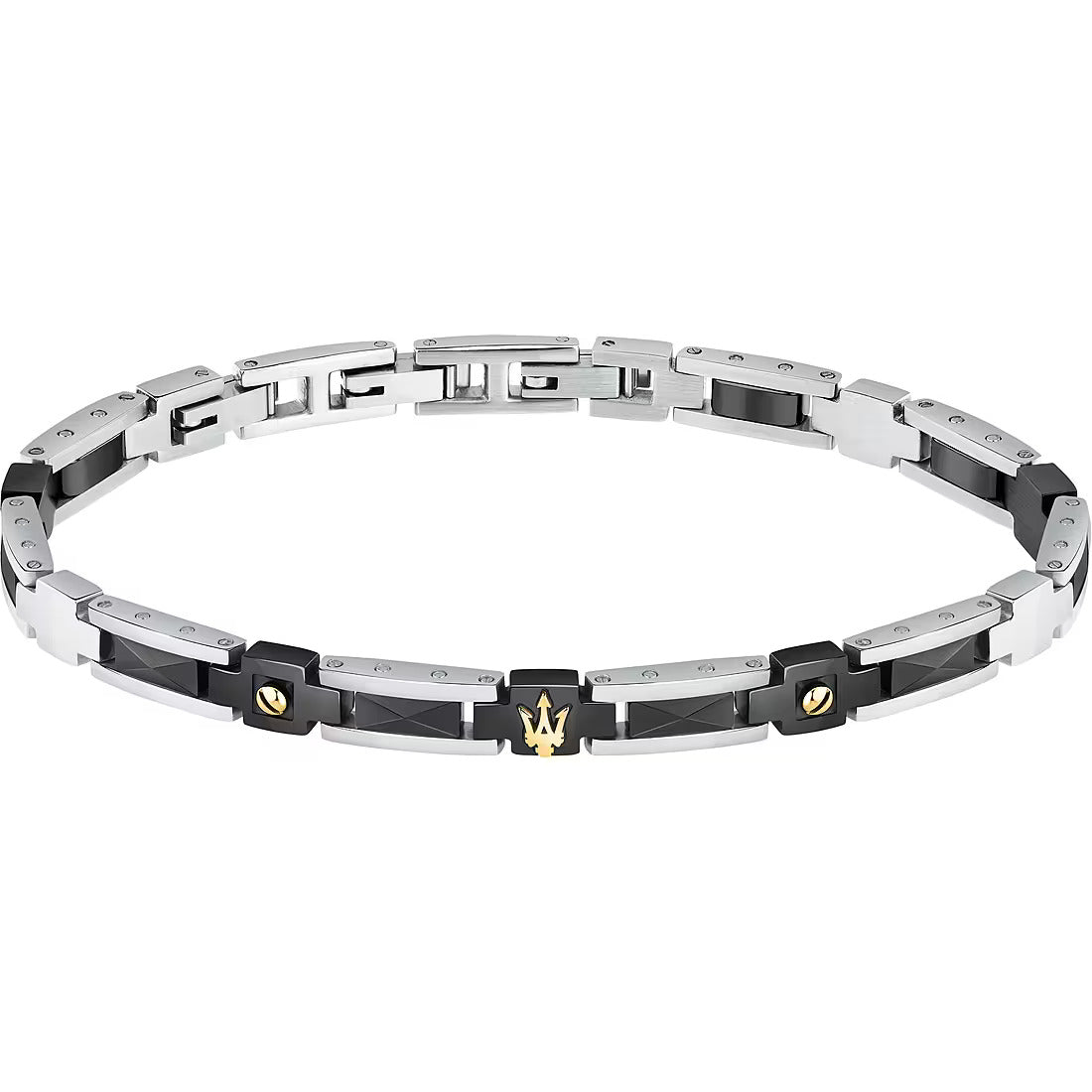 Maserati Bracciale Uomo In Acciaio