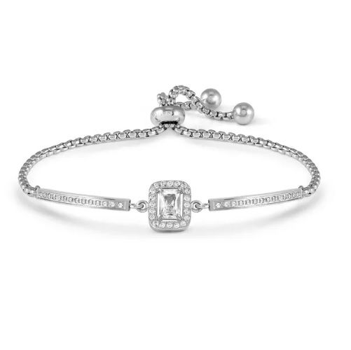 Nomination Bracciale Royaldream con Pave di Cristalli Rettangolare