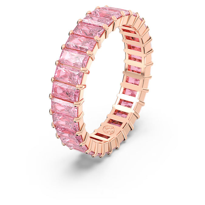 Swarovski Anello Matrix Rosa