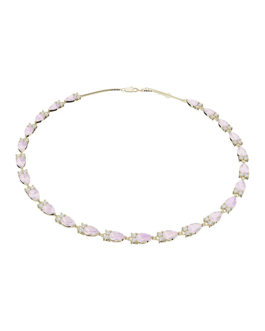 Amabile Collana Choker Petals Placcato Oro