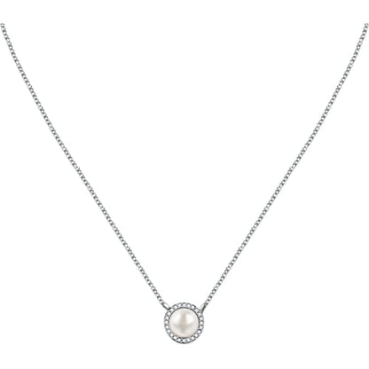 Morellato Collana con Perla e Cristalli Bianchi