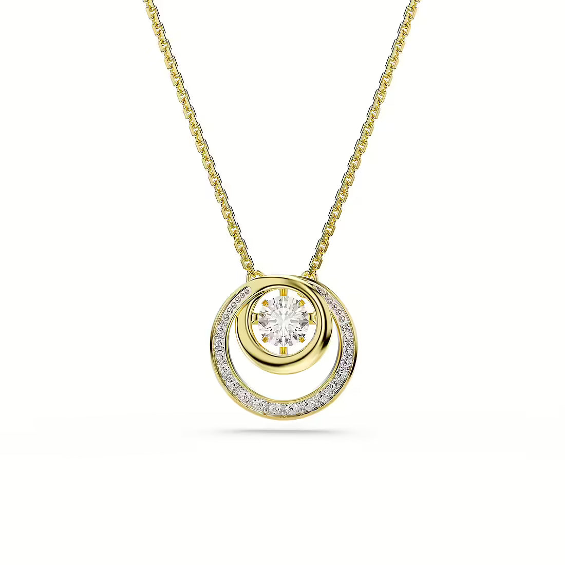Swarovski Collana Pendente Dorata Hyperbola