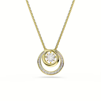 Swarovski Collana Pendente Dorata Hyperbola